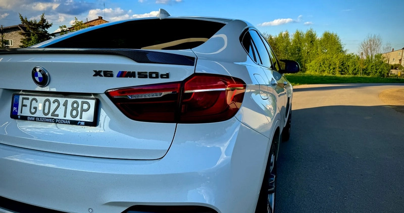 BMW X6 cena 167900 przebieg: 137000, rok produkcji 2015 z Barcin małe 781